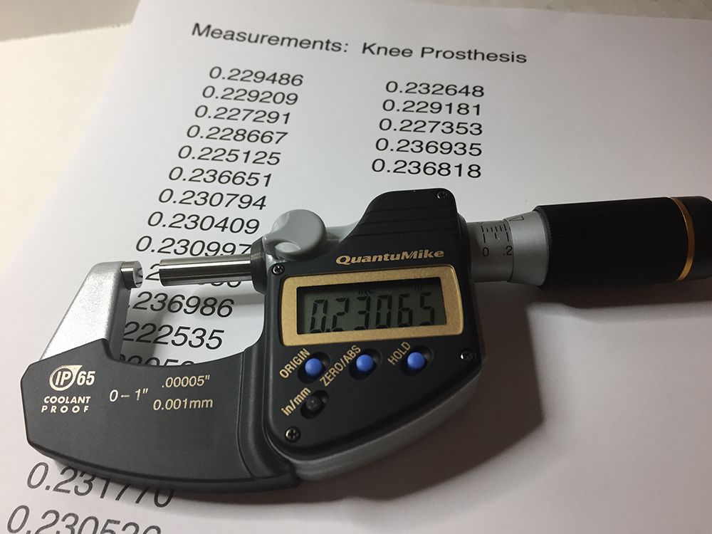 Control chart measurements to analyze with Process Stats App